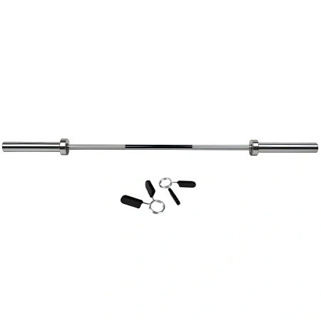 Haltère de musculation pour powerlifting 220 cm - 50 mm | Max. 500 kg - Butée pour disques