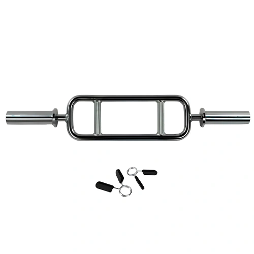 Barre olympique pour triceps 86 cm - 50 mm | Charge maximale 320 kg - Butée pour disques