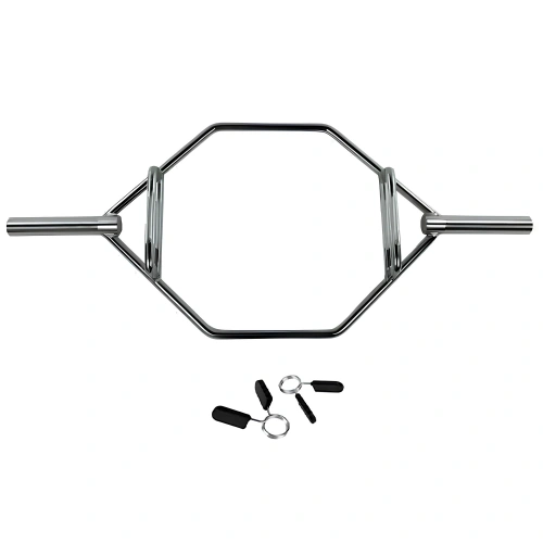 Barre olympique hexagonale - 50 mm | Charge max. 400 kg - Butées de disques