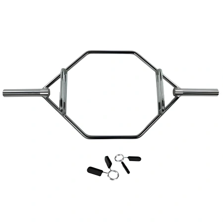 Barre olympique hexagonale - 50 mm | Charge max. 400 kg - Butées de disques