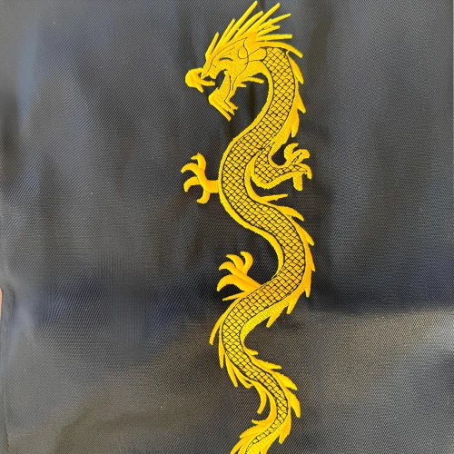 Taekwondo-Dobok TA2 – Chinesischer Drache | Profi-Modell – Gesticktes Motiv
