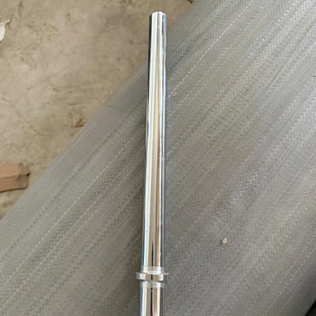180 cm - 28 mm Spring-Loaded Gym Barbell | Used - Pin View