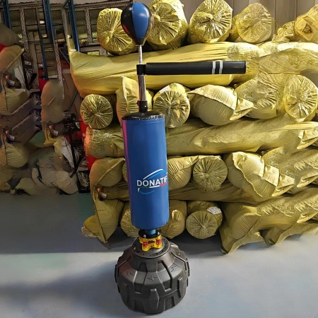 Floor-Standing Punching Bag with Rotating Arm - SP28 - Full Real-Life View