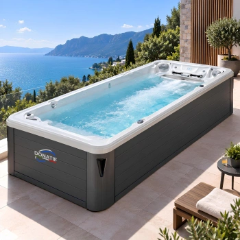 Infinity Swim-Schwimmbecken – MS505 | Professionell – Gesamtansicht des Schwimmbeckens