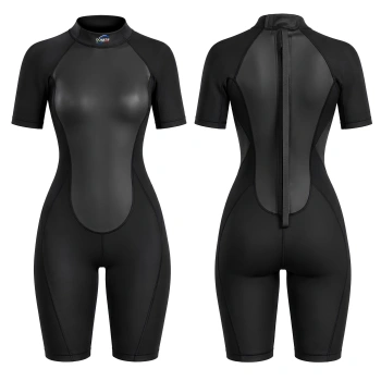 2-mm-Triathlon-Shorty-Neoprenanzug für Damen – MS18 | Profi-Modell – Vollansicht