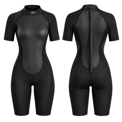 Traje de triatlón corto para mujer de 2 mm - MS18 | Profesional - Imágenes completas