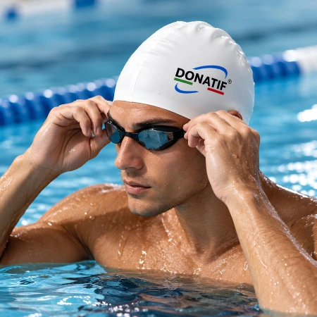 Schwimmkappe Swim Pro – MS50 | Profi – Anwendungsbeispiel