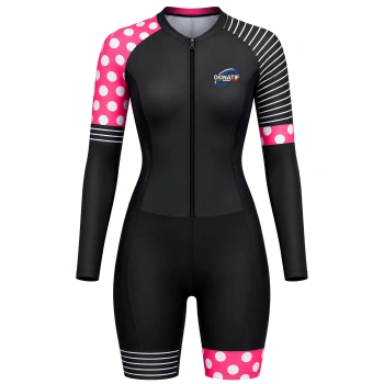 Langärmeliger Triathlon-Anzug für Damen – CI23 | Profi-Modell – Gesamtansicht