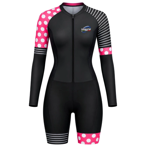 Langärmeliger Triathlon-Anzug für Damen – CI23 | Profi-Modell – Gesamtansicht