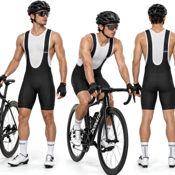 Pantalones cortos de ciclismo para hombre con badana - BT36 | Profesional. - Vista completa 2