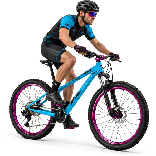 Mountainbike mit Federung und Scheibenbremsen – BT39 – Einsatzbild
