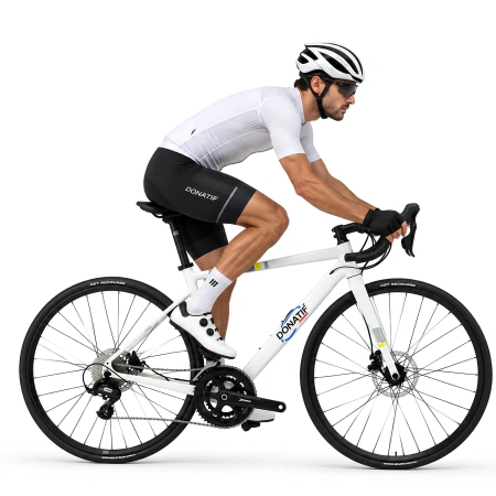 Bicicleta de ciclismo en carretera de aluminio - BT40 | Profesional - Imágenes de uso