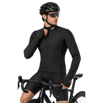 Winddichte Langarm-Radsportjacke – BT37 | Profi-Modell – Gesamtansicht 2