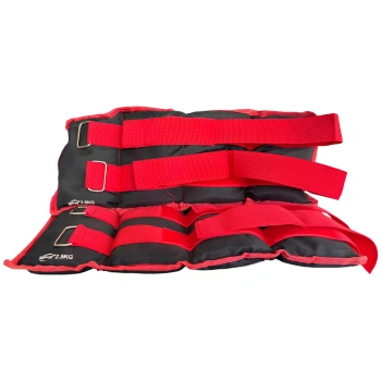 Paire de bracelets de cheville - Protège-poignets 2,5 kg | Poids avec velcro