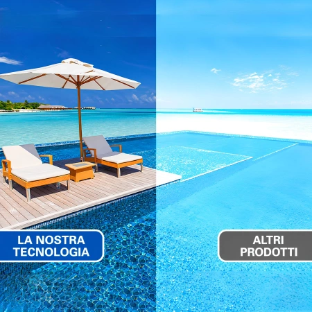 Occhialini Nuoto con Protezione UV - MS38 |Su Misura - Visuale Compelta Utilizzo