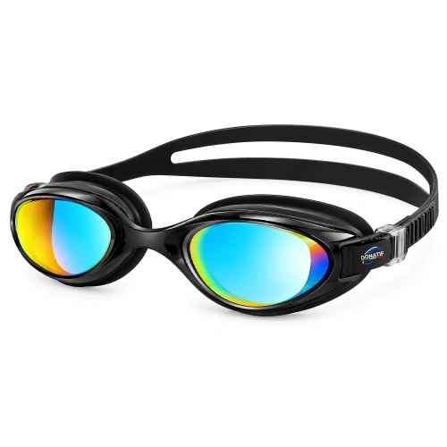 Occhialini Nuoto con Lenti Specchiate - MS39 |Su Misura - Visuale Compelta