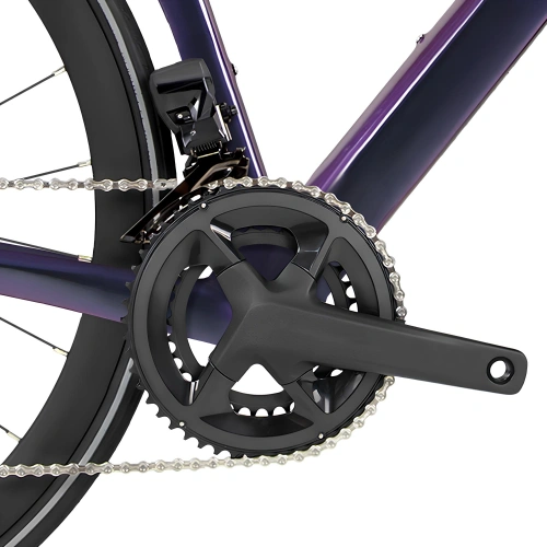 Vélo avec cadre en fibre de carbone - BT41 | Sur mesure - Vue des pédales