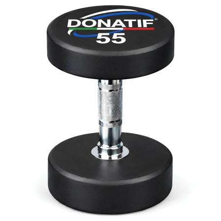 52 Kg Round Rubberized Dumbbell - Professional