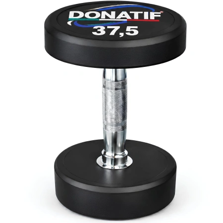38 Kg Round Rubberized Dumbbell - Professional