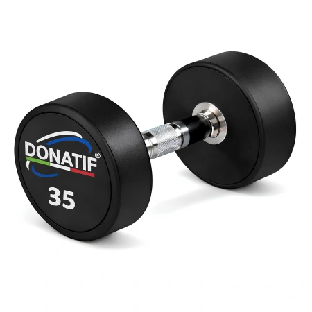 34 Kg Runde Gummihantel - Professional