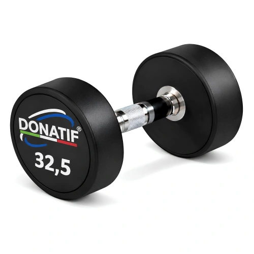 Mancuerna redonda engomada 32 Kg - Profesional