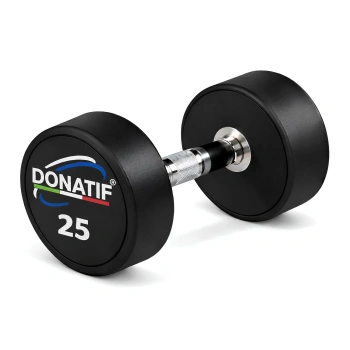 24 Kg Round Rubberized Dumbbell - Professional