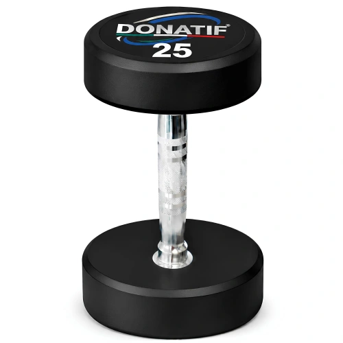 Haltères ronds en caoutchouc de 24 Kg - Professionnel