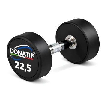 22 Kg Runde Gummihantel - Professional