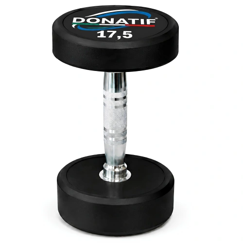 16 Kg Runde Gummihantel - Professional