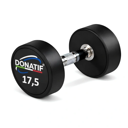 Manubrio Gommato Tondo da 17,5 Kg - Professionale - Visuale Prodotto