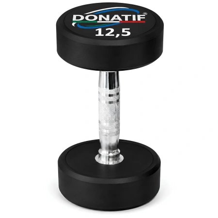 12 Kg Runde gummierte Hantel - Professional