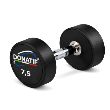 Haltères ronds caoutchoutés 8 Kg - Professionnel