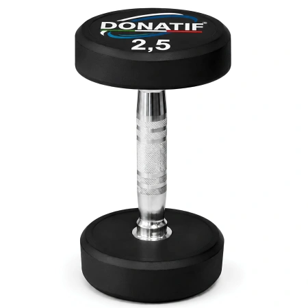 Manubrio Gommato Tondo da 2,5 Kg - Professionale - Visuale da Davanti