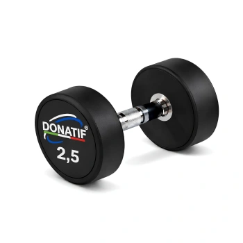 2 Kg Gummierte Rundhantel - Professional