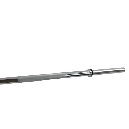 Gym Barbell 120 cm - 25 mm | Spring Latch - Close View