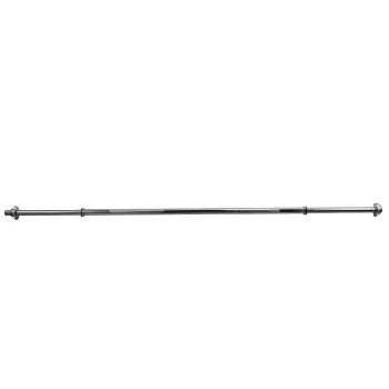 Gym Barbell 150 cm - 25 mm | Fermeture à vis - Vue de face