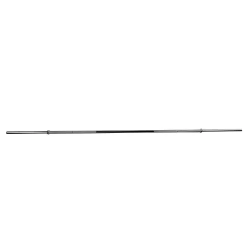 Gym Barbell 200 cm - 25 mm | Spring Latch - Close View - Front View