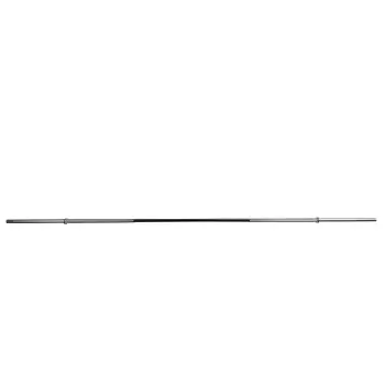 Gym Barbell 220 cm - 25 mm | Spring Closure - Front View