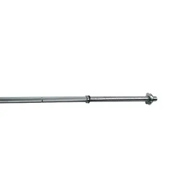 Gym Barbell 220 cm - 25 mm | Screw closure - front view 2