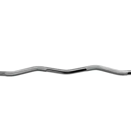 Ez Curved Langhantel 120 cm - 25 mm - Curl Bar | Federfalle - Nahansicht