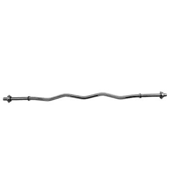 Ez Curved Barbell 120 cm - 25 mm - Curl Bar | Screw closure - front view