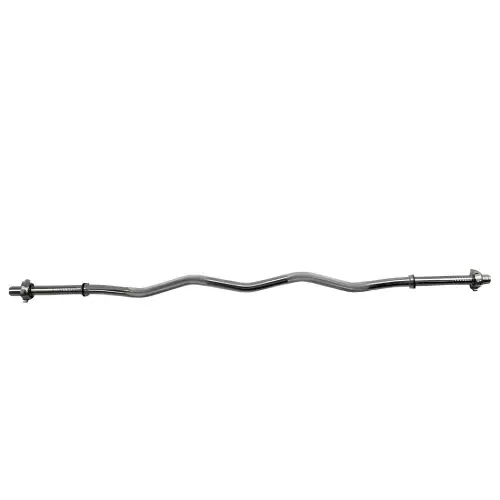 Ez Curved Langhantel 120 cm - 25 mm - Curl Bar | Schraubverschluss - Vorderansicht
