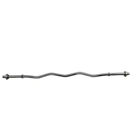 Ez Curved Langhantel 120 cm - 25 mm - Curl Bar | Schraubverschluss - Vorderansicht