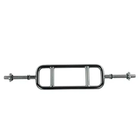 Bilanciere Tricipiti 86 cm - 25 mm | Chiusura a Vite - Vista Frontale