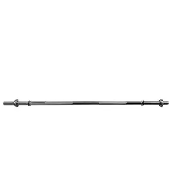 Bodybuilding Barbell 120 cm - 28 mm | Screw closure - front view