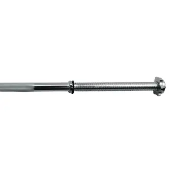 Bodybuilding Barbell 150 cm - 28 mm | Screw closure - front view 2