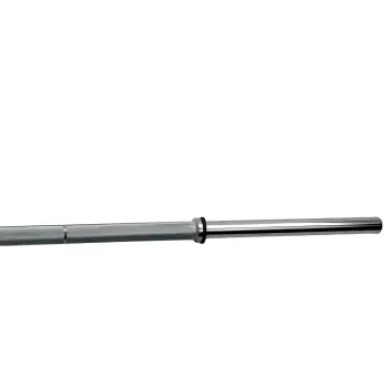 Barre de musculation 180 cm - 28 mm | Fermeture à ressort - Vue de face 2