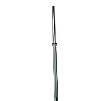 Bodybuilding Barbell 220 cm - 28 mm | Spring Closure - Front View 2