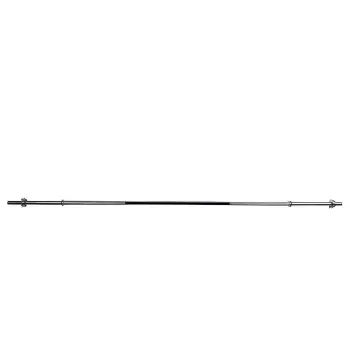Haltères de musculation 220 cm - 28 mm | Vis de blocage - Vue de face