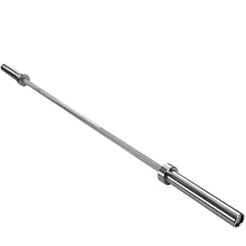 Barre Olympique Femmes 200 cm 50 mm et 15 Kg - BSC - Vue de face